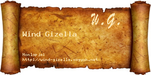 Wind Gizella névjegykártya